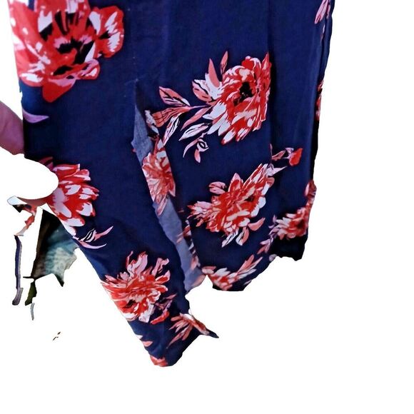 Pacific Vibes Long Minimalist Dress with Slits on Both Sides. XL 100% Rayon. - Picture 5 of 9